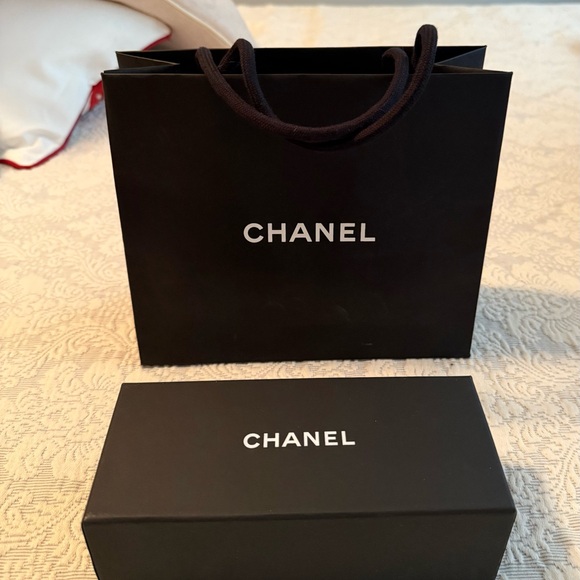 Authentic Chanel Shopping Bag and Box - Picture 3 of 3